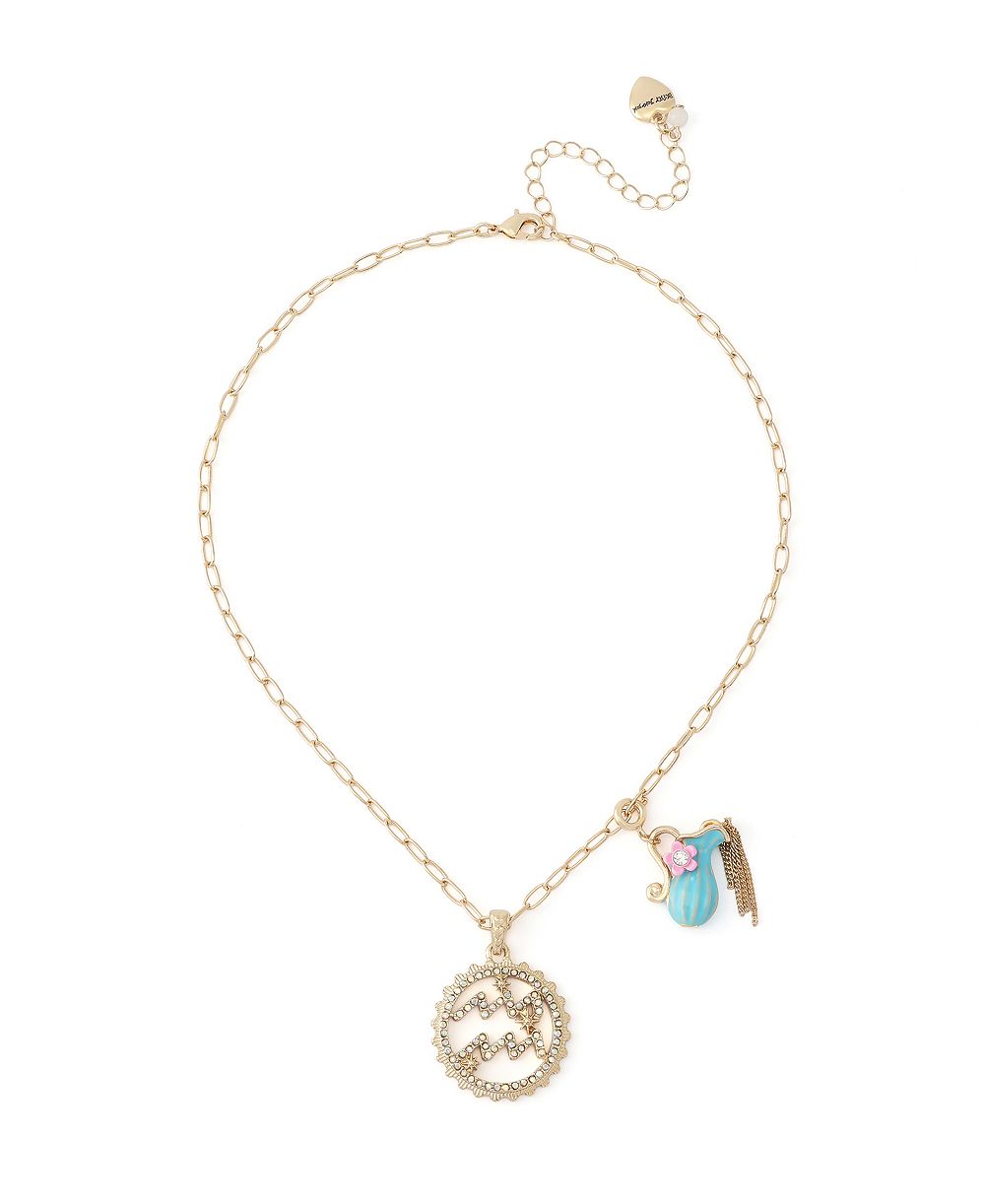 Подвеска-кулон Betsey Johnson Aquarius Celestial из искусственного камня