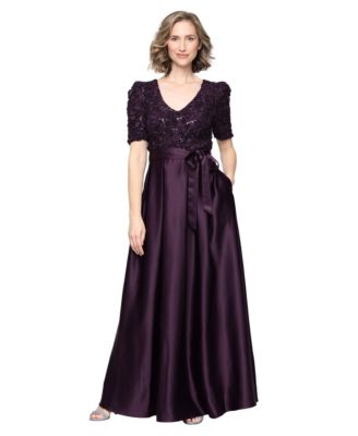 Платье Alex Evenings Petite V-Neck A-Line Ball Gown