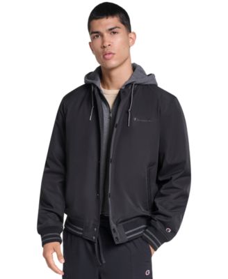 Champion Men's Hooded Varsity Jacket