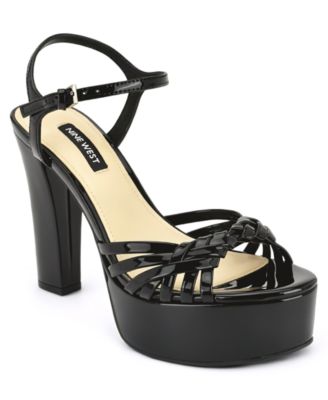 Nine West женские сандалии на платформе с плетеным верхом, модель Nayya