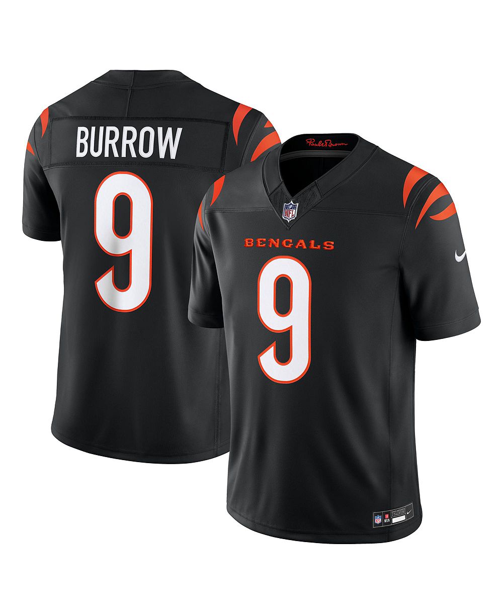 Мужская джерси Nike Black Cincinnati Bengals Vapor F.U.S.E. Stitched Limited Joe Burrow