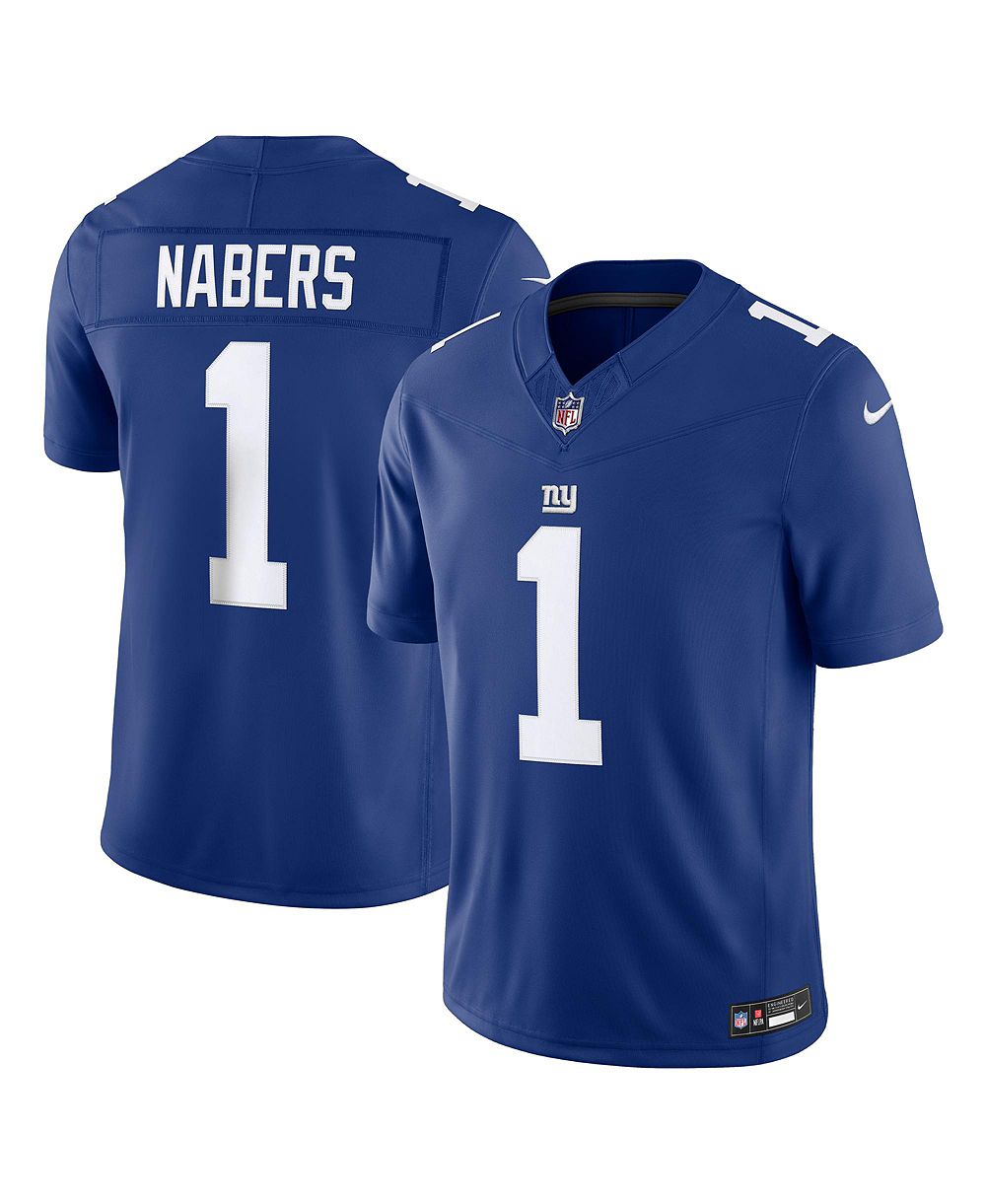 Мужская джерси Nike Malik Nabers New York Giants Vapor F.U.S.E. Limited