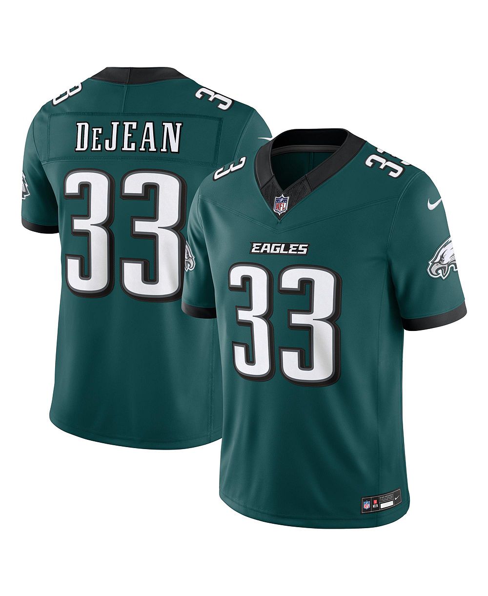 Nike Men's Cooper DeJean джерси Philadelphia Eagles Vapor F.U.S.E. Limited, темно-зеленый