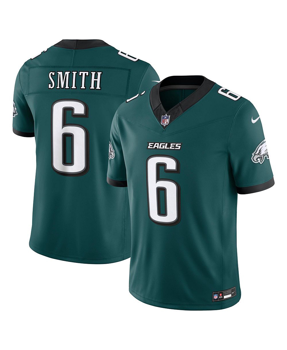 Мужская джерси Nike Midnight Green Philadelphia Eagles Vapor F.U.S.E. Stitched Limited DeVonta Smith