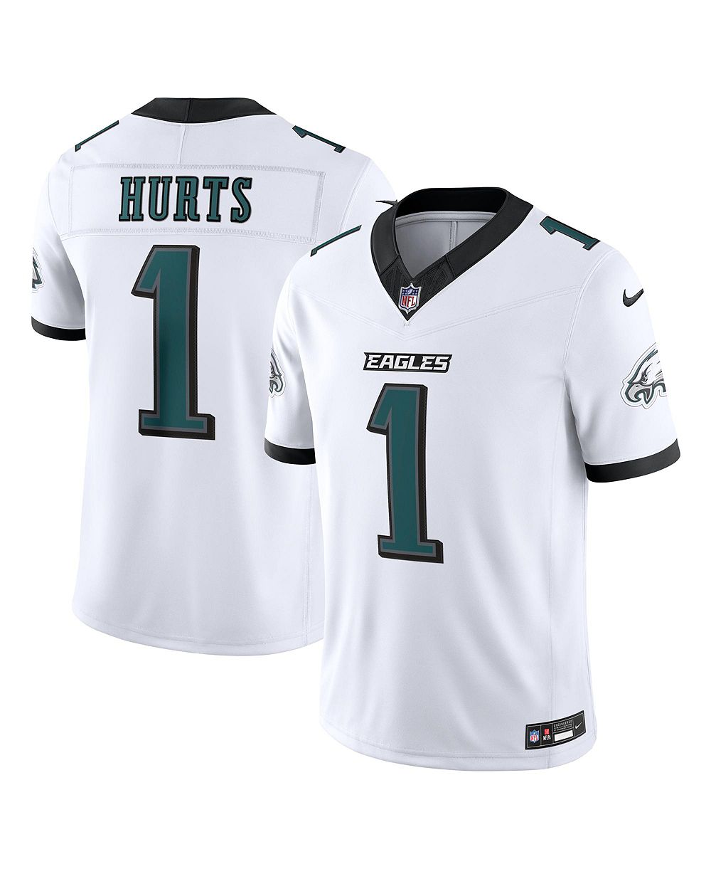 Nike Муzeppelin Jalen Hurts White Philadelphia Eagles Vapor F.U.S.E. St Boonched Limited Jersey