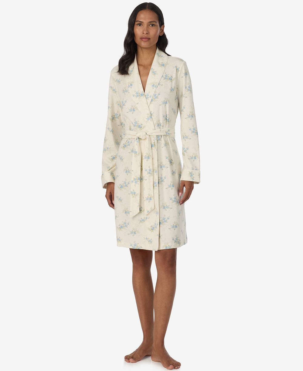 Lauren Ralph Lauren Women's Short Shawl Collar Robes