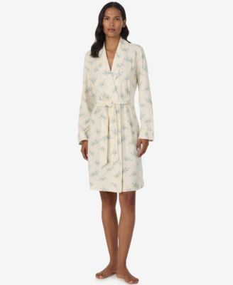 Женские короткие халаты Lauren Ralph Lauren с воротником шаль