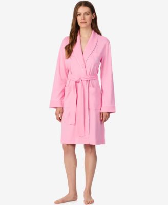 Женский халат Lauren Ralph Lauren Long-Sleeve Short Robes