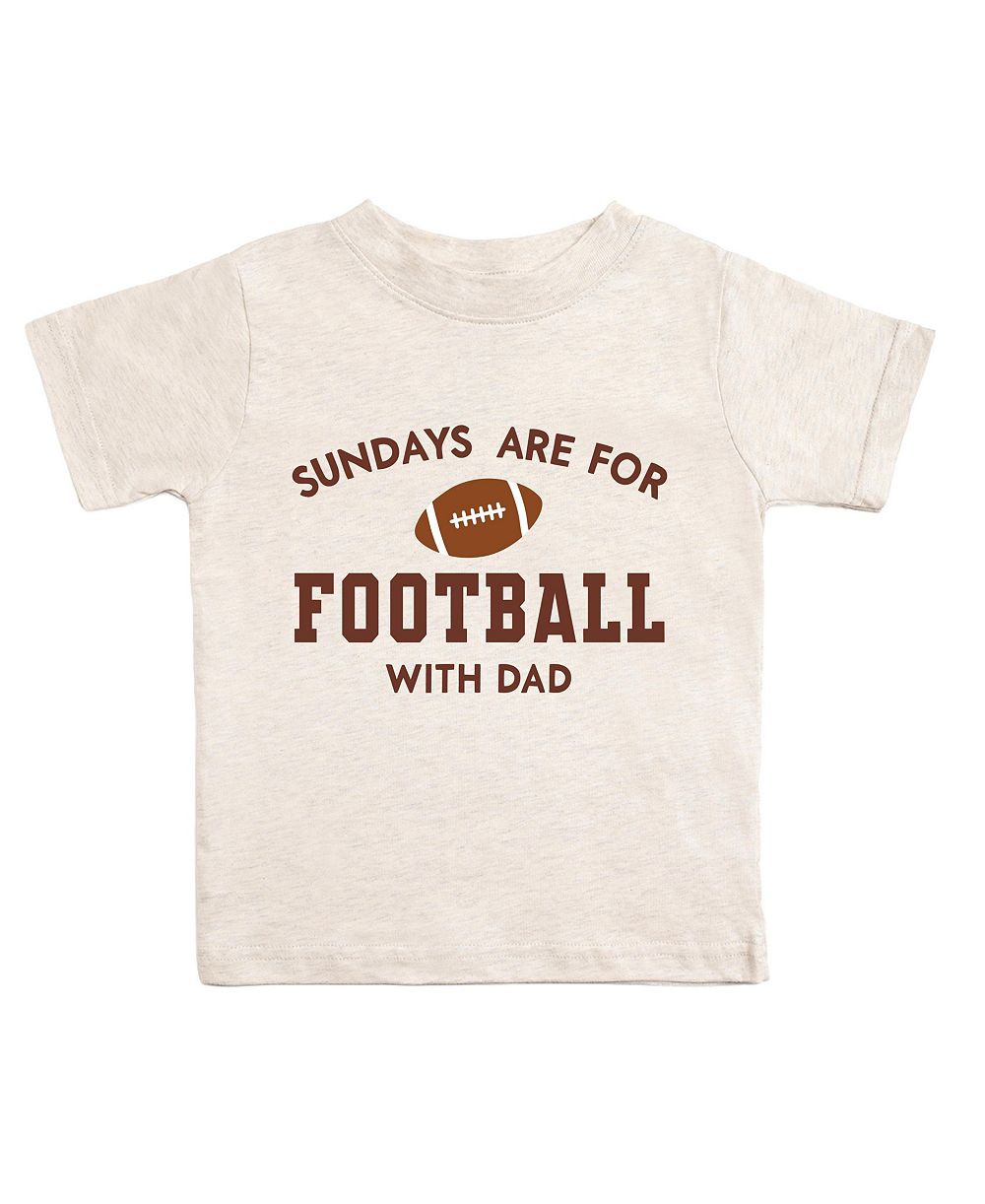 Детская футболка Sweet Wink Sundays Are For Football с коротким рукавом