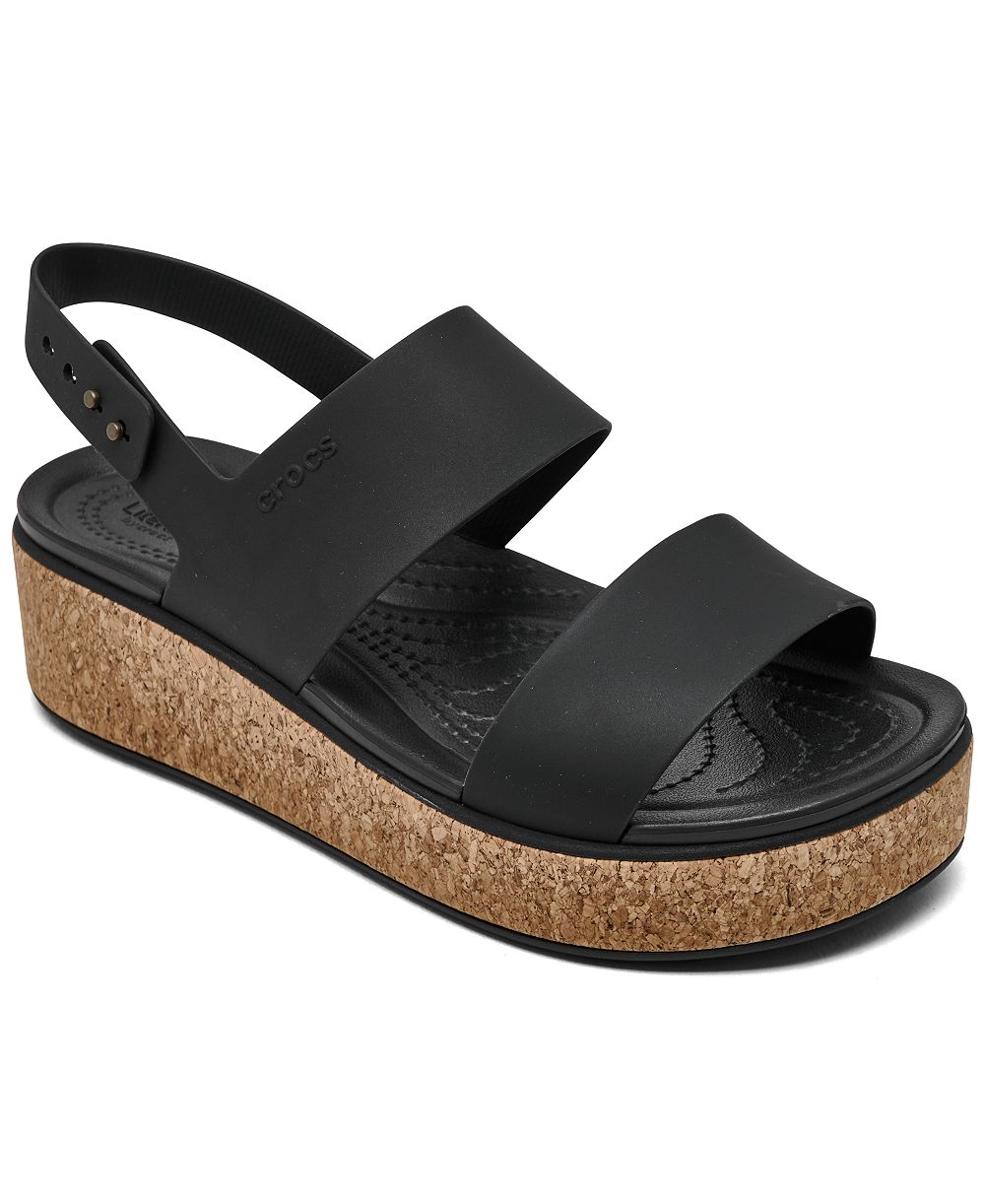 Женские сандалии Crocs Brooklyn Cork Low Wedge