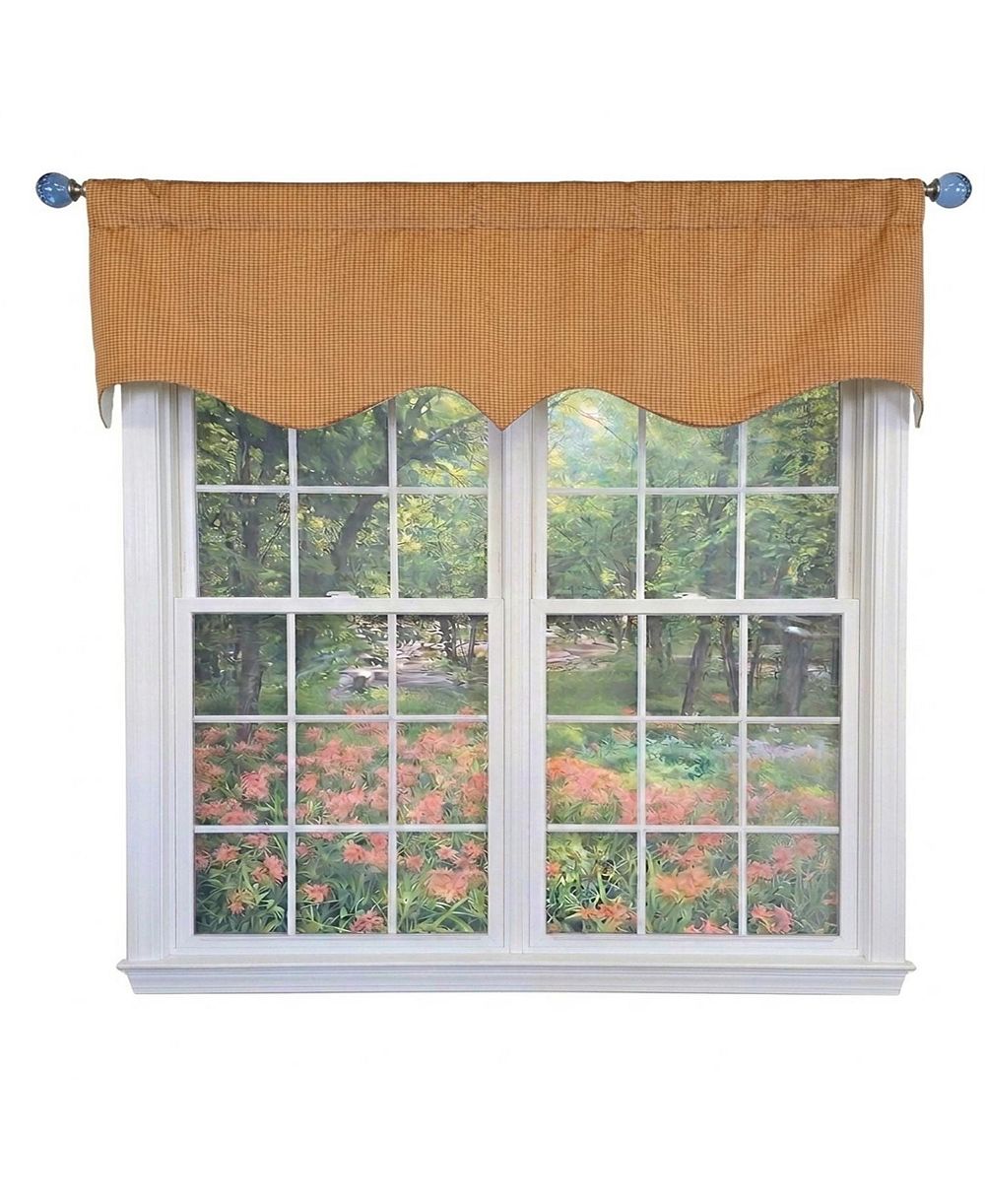 RLF Home мини-декоративная занавеска для окна Regal Woven 100% Cotton Lined Rod Pocket