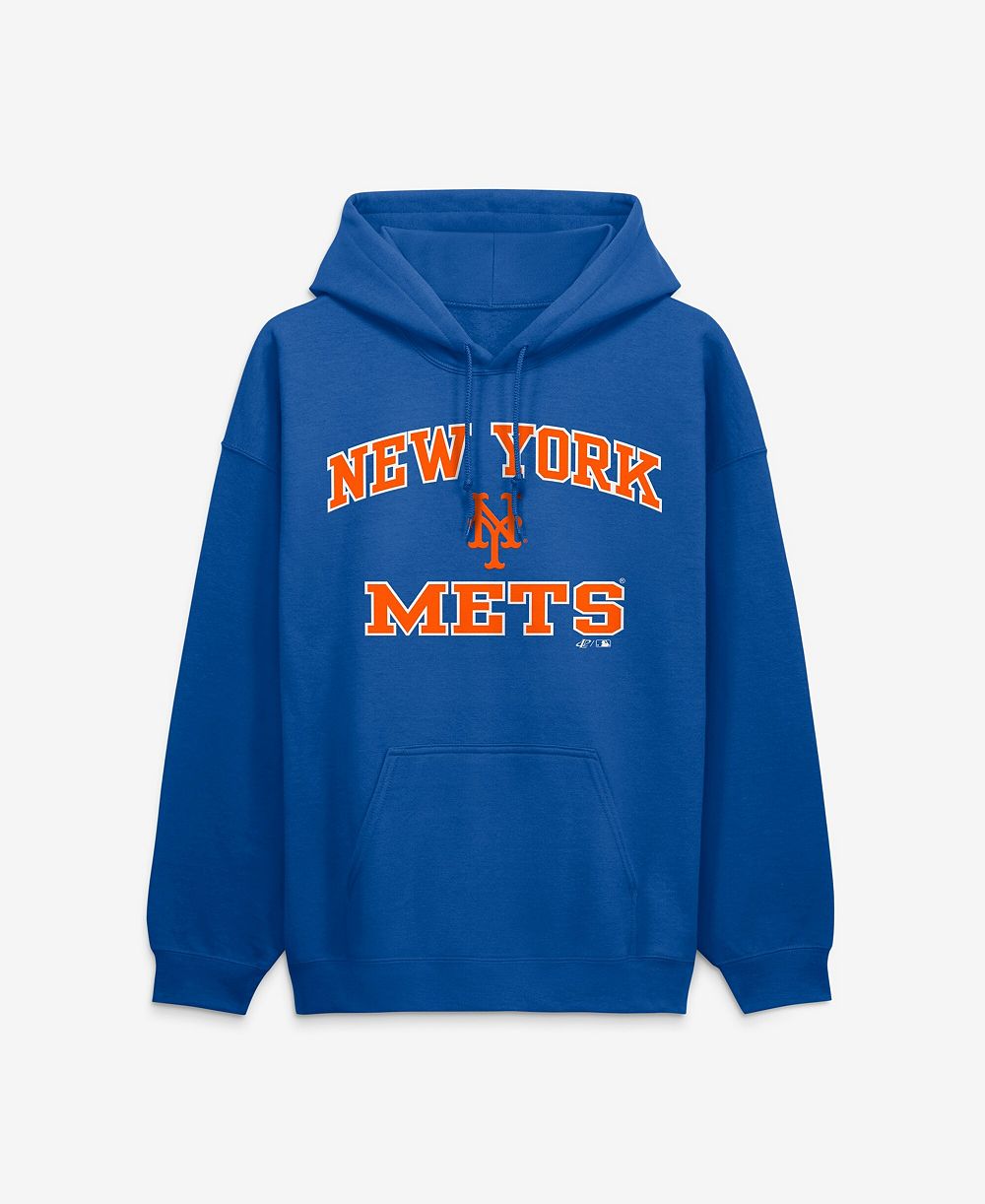 Мужское худи Logo Athletic Royal New York Mets Heart & Soul