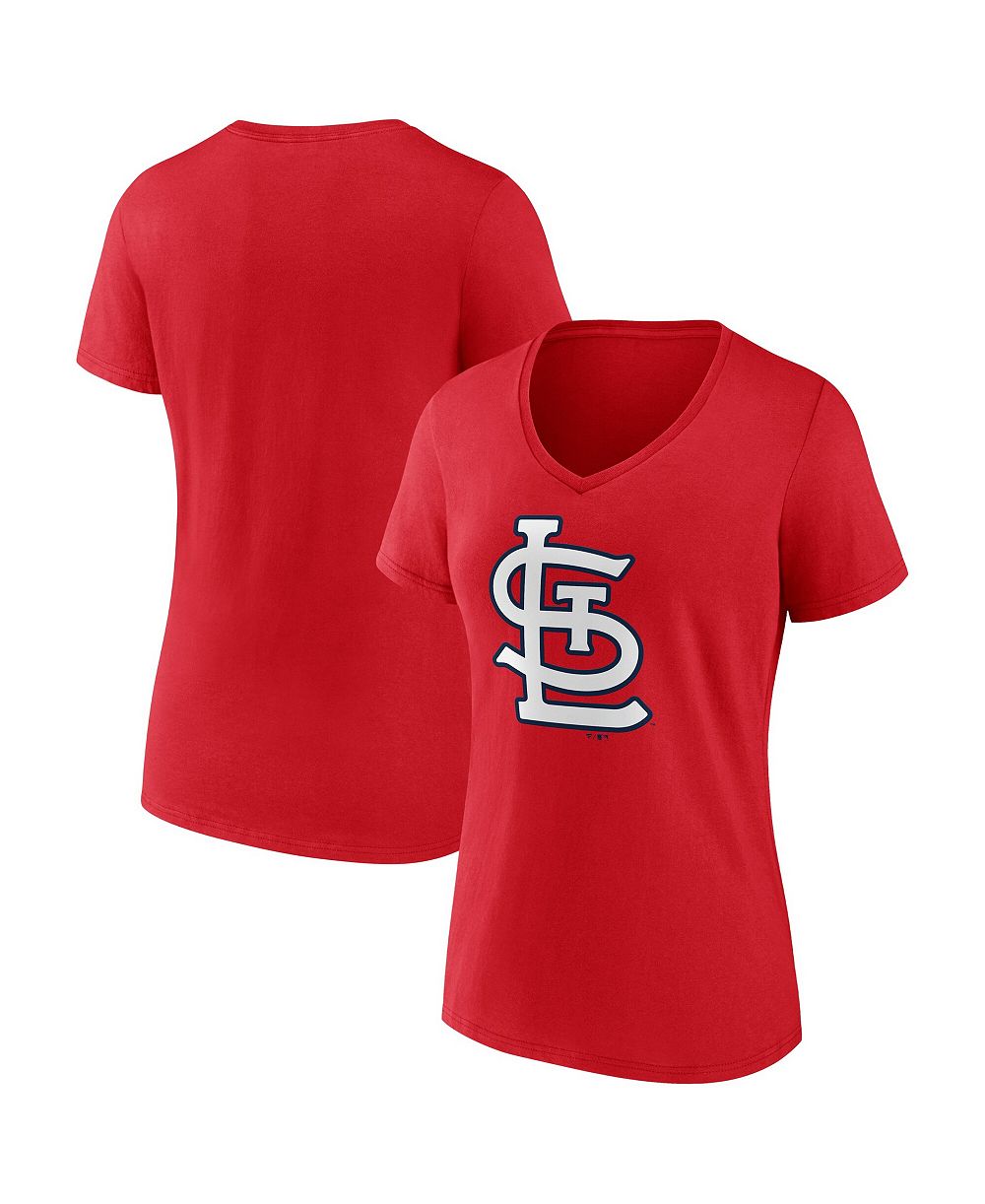 Logo Athletic Женская красная футболка St. Louis Cardinals