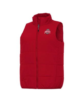 Antigua Women's Scarlet Ohio State Buckeyes Experience Full-Zip Vest