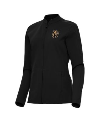 Женская куртка Antigua Black Vegas Golden Knights Regard Full-Zip Jacket