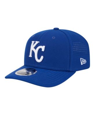 Мужская кепка New Era Blue Kansas City Royals Performance 9SEVENTY регулируемая