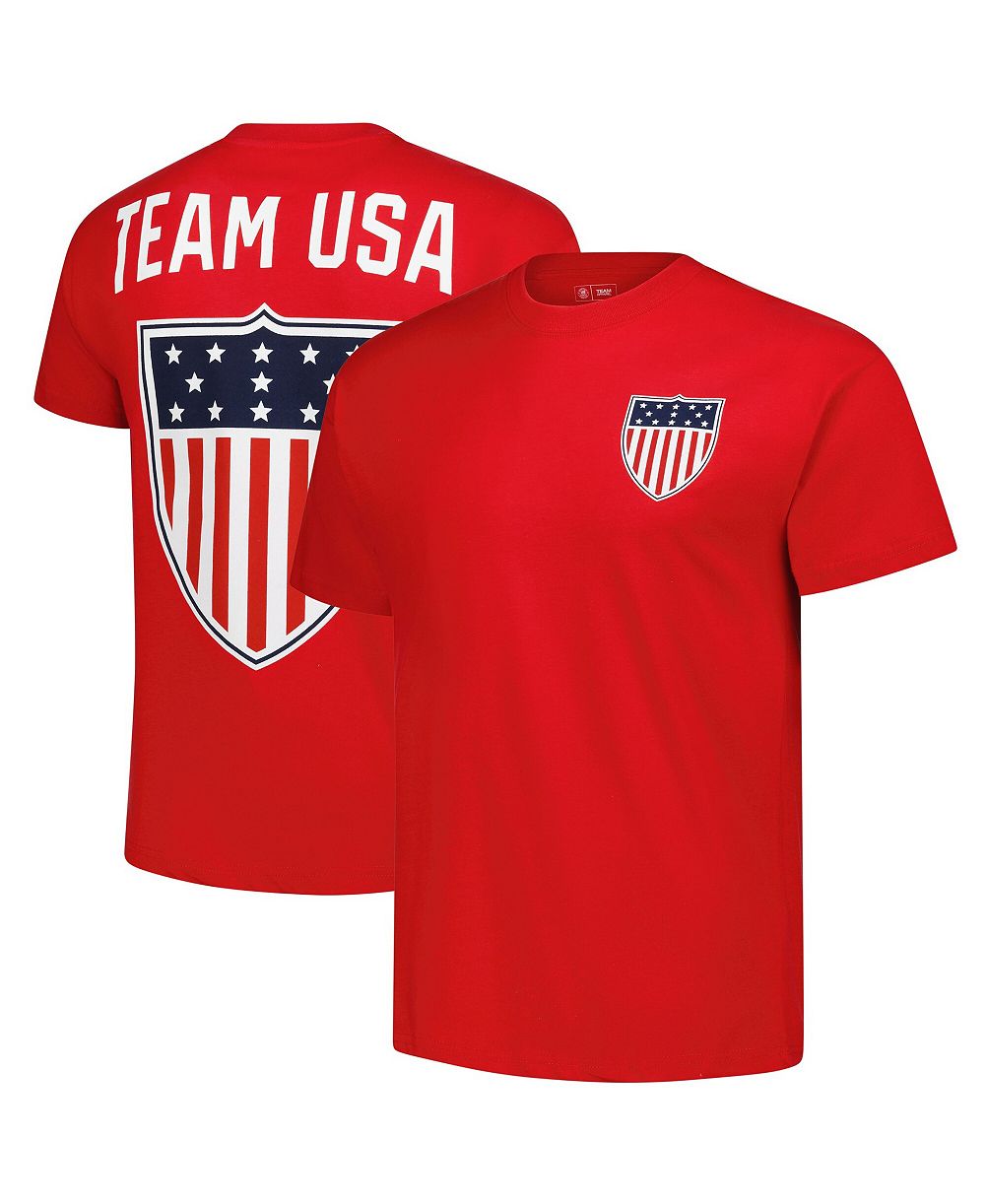Мужская футболка Outerstuff Red Team USA Patriot с круглым вырезом