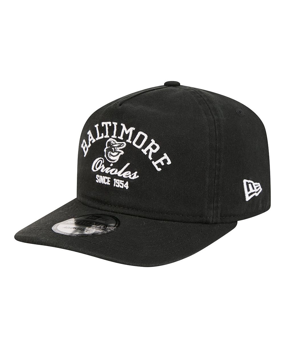 Мужская кепка New Era Black Baltimore Orioles Stacked 19TWENTY Adjustable