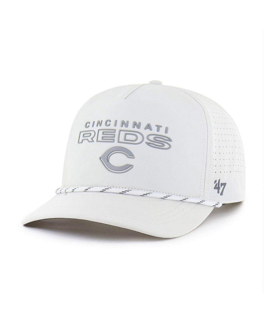 Мужская белая кепка '47 Brand Cincinnati Reds Forward Vault Hitch Adjustable
