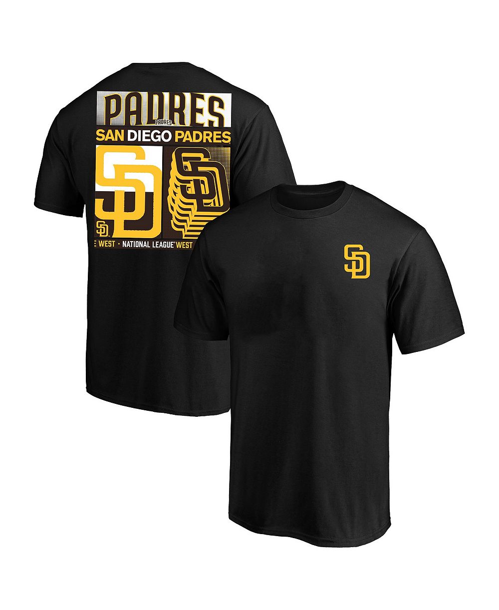 Мужская футболка Fanatics San Diego Padres Black Big Tall Two-Sided Graphic