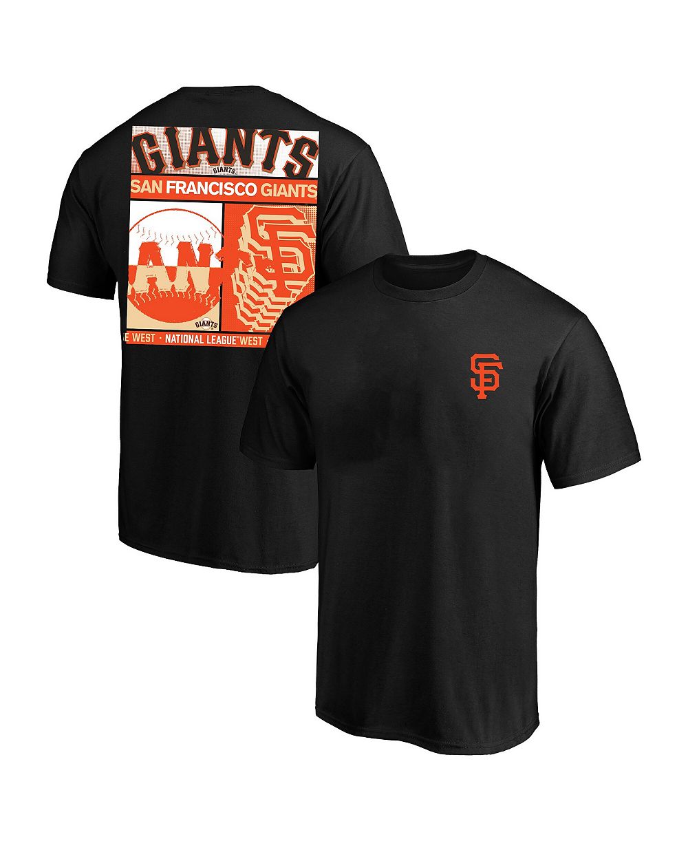 Мужская футболка Fanatics Black San Francisco Giants Big Tall Two-Sided Graphic