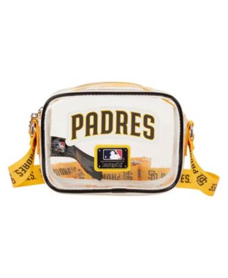 Кроссбоди сумка Loungefly San Diego Padres с прозрачным логотипом по всей поверхности