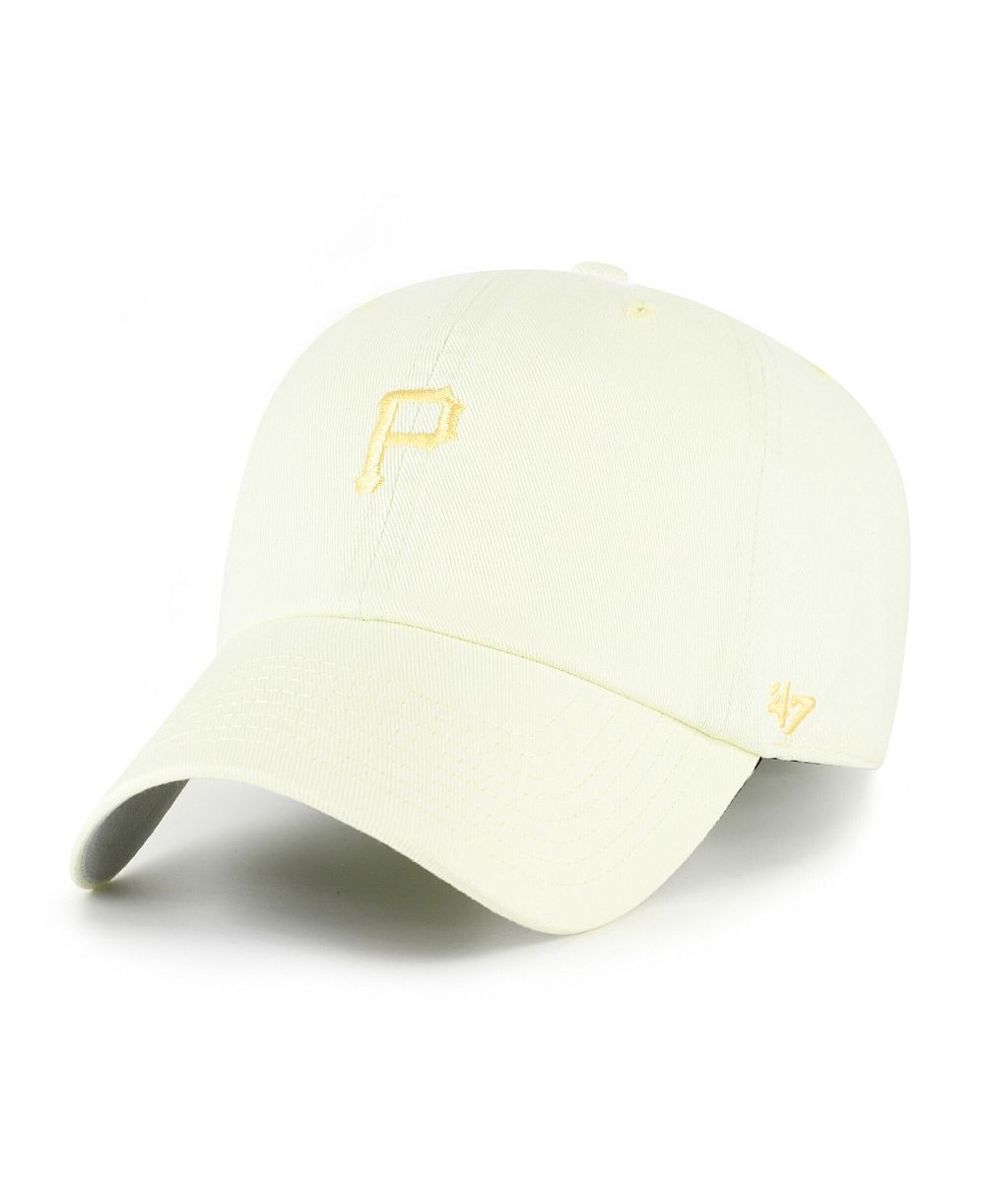 '47 Brand Мужская и Женская желтая кепка Pittsburgh Pirates Pastel Clean Up Adjustable
