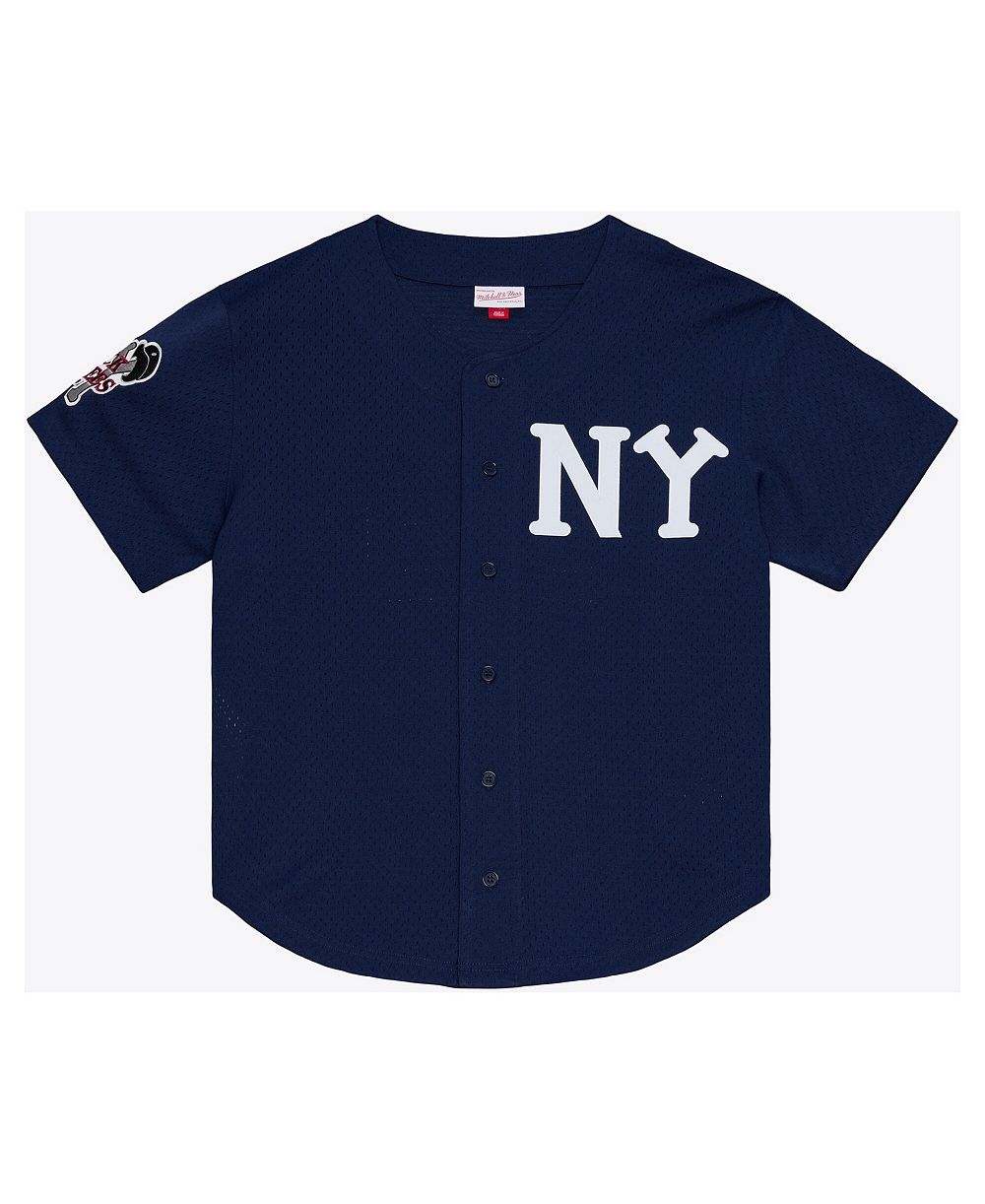 Мужская джерси Mitchell & Ness Navy New York Black Yankees Batting Practice