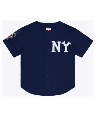 Мужская джерси Mitchell & Ness Navy New York Black Yankees Batting Practice