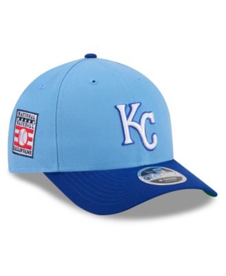 Мужская кепка New Era Light Blue/Royal Kansas City Royals 2026 Baseball Hall of Fame 9FORTY M-Crown Adjustable