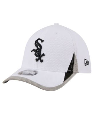 Мужская кепка New Era White Chicago White Sox Cut n Sew 39THIRTY Flex