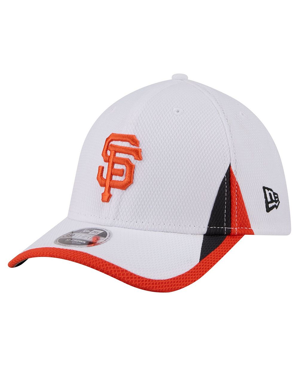 Мужская кепка New Era White San Francisco Giants Cut n Sew 39THIRTY Flex