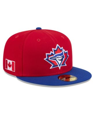 Кепка New Era Men's Red/Royal Toronto Blue Jays 2026 Canada Day 59FIFTY Fitted