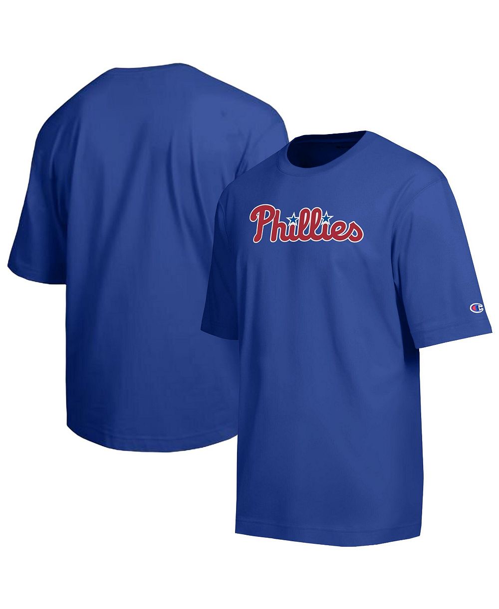 Champion Men's Royal Philadelphia Phillies All Star Chenille Wordmark T-Shirt