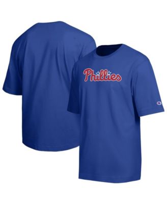 Champion Men's Royal Philadelphia Phillies All Star Chenille Wordmark T-Shirt