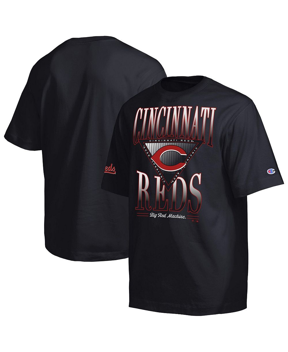 Champion мужская черная футболка Cincinnati Reds Traditions Two Locations