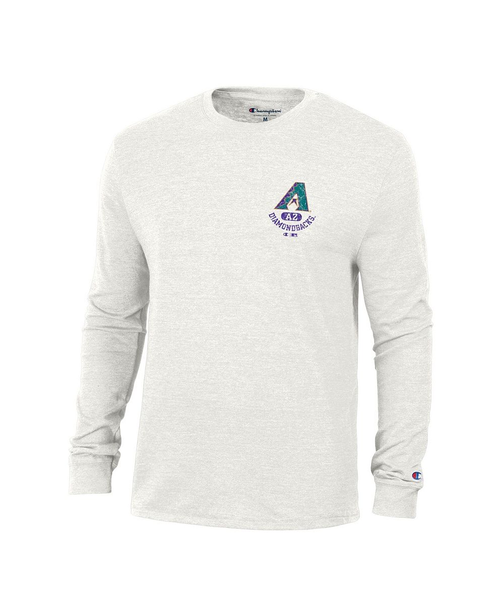 Мужская футболка Champion Arizona Diamondbacks Cooperstown Winning Tradition Tri-Blend Long Sleeve
