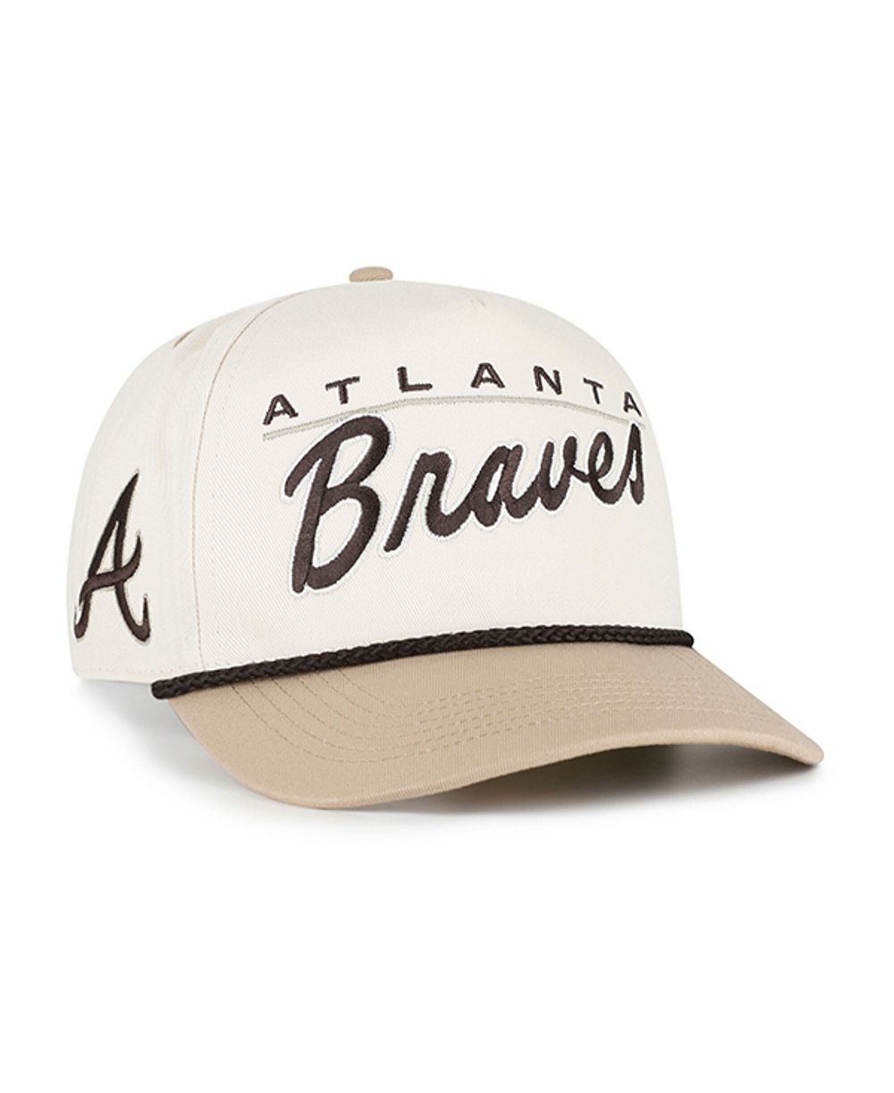 '47 Brand Мужская бежевая кепка Atlanta Braves Neutral Terrain Hitch Rope регулируемая
