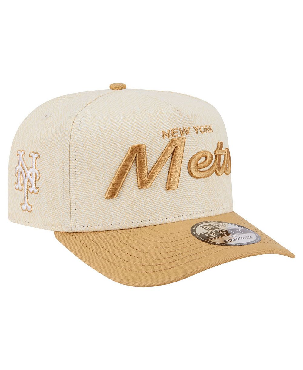 Мужская кепка New Era New York Mets Herringbone 9FIFTY A-Frame Snapback Cream
