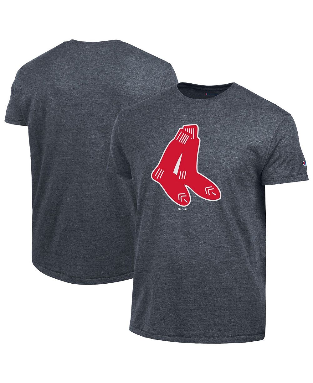 Мужская футболка Champion Navy Boston Red Sox Cooperstown Logo Tri-Blend