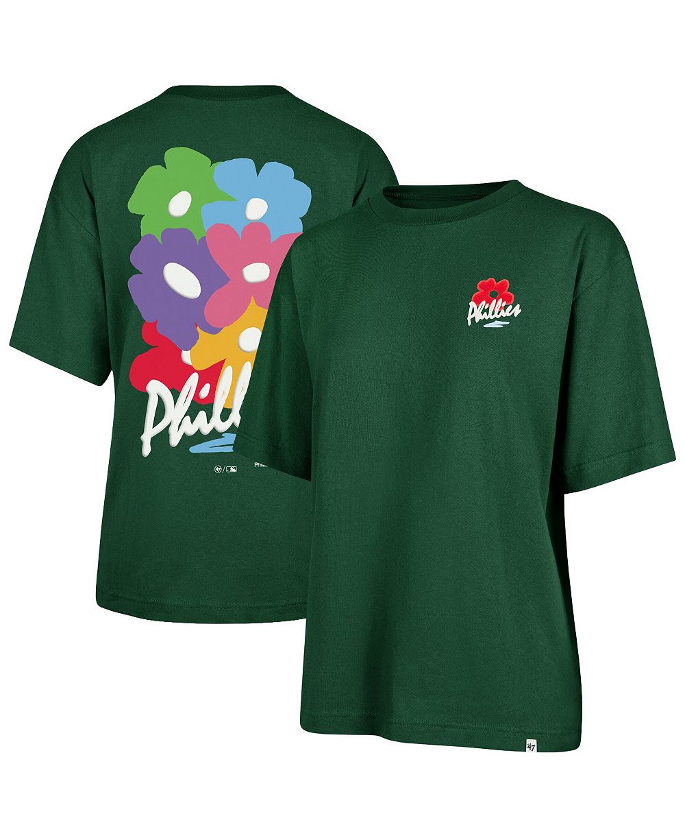 Мужская и женская футболка '47 Brand Dark Green Philadelphia Phillies Gallery Foundation