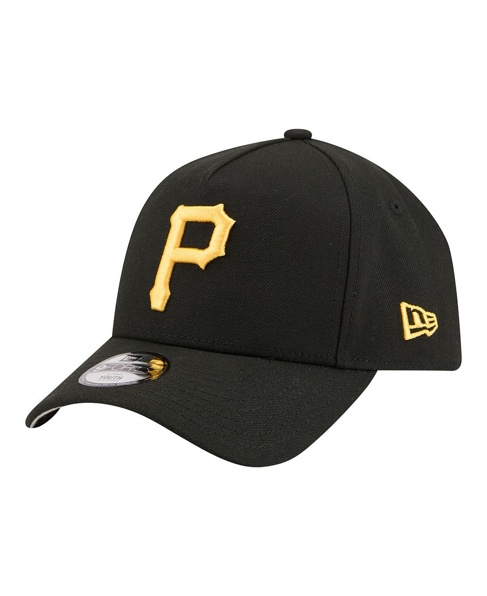 Детская кепка New Era Black Pittsburgh Pirates 9FORTY A-Frame Adjustable