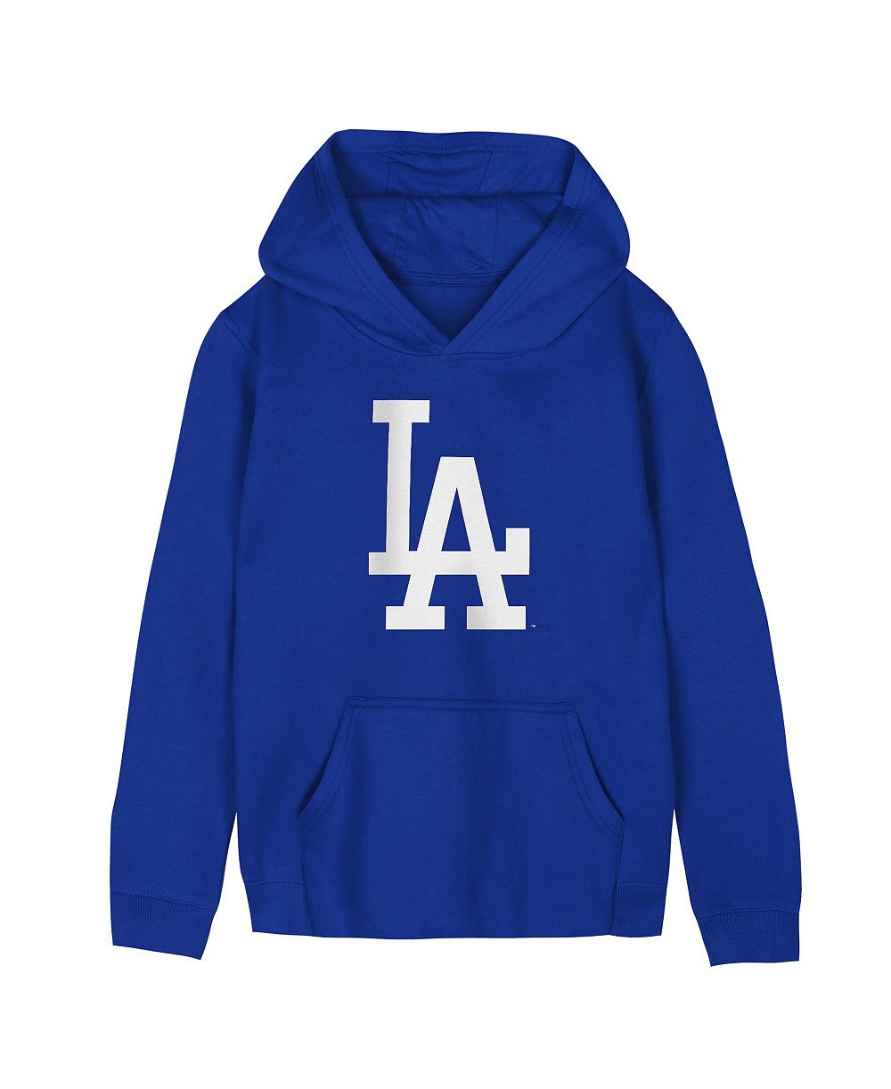 Детское худи Outerstuff Royal Los Angeles Dodgers Primary Logo Fleece