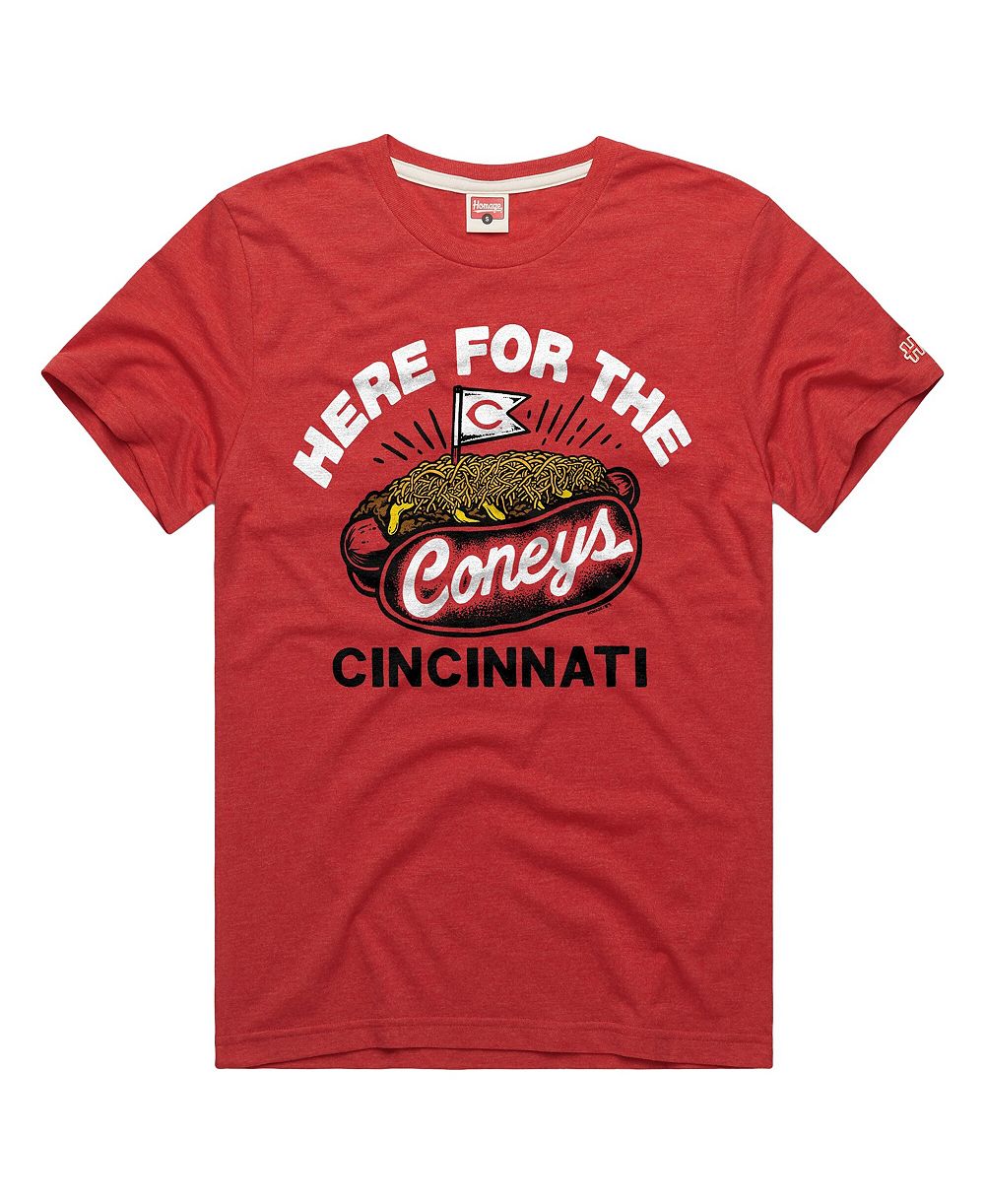 Homage Мужская футболка Cincinnati Reds Tri-Blend Hyperlocal