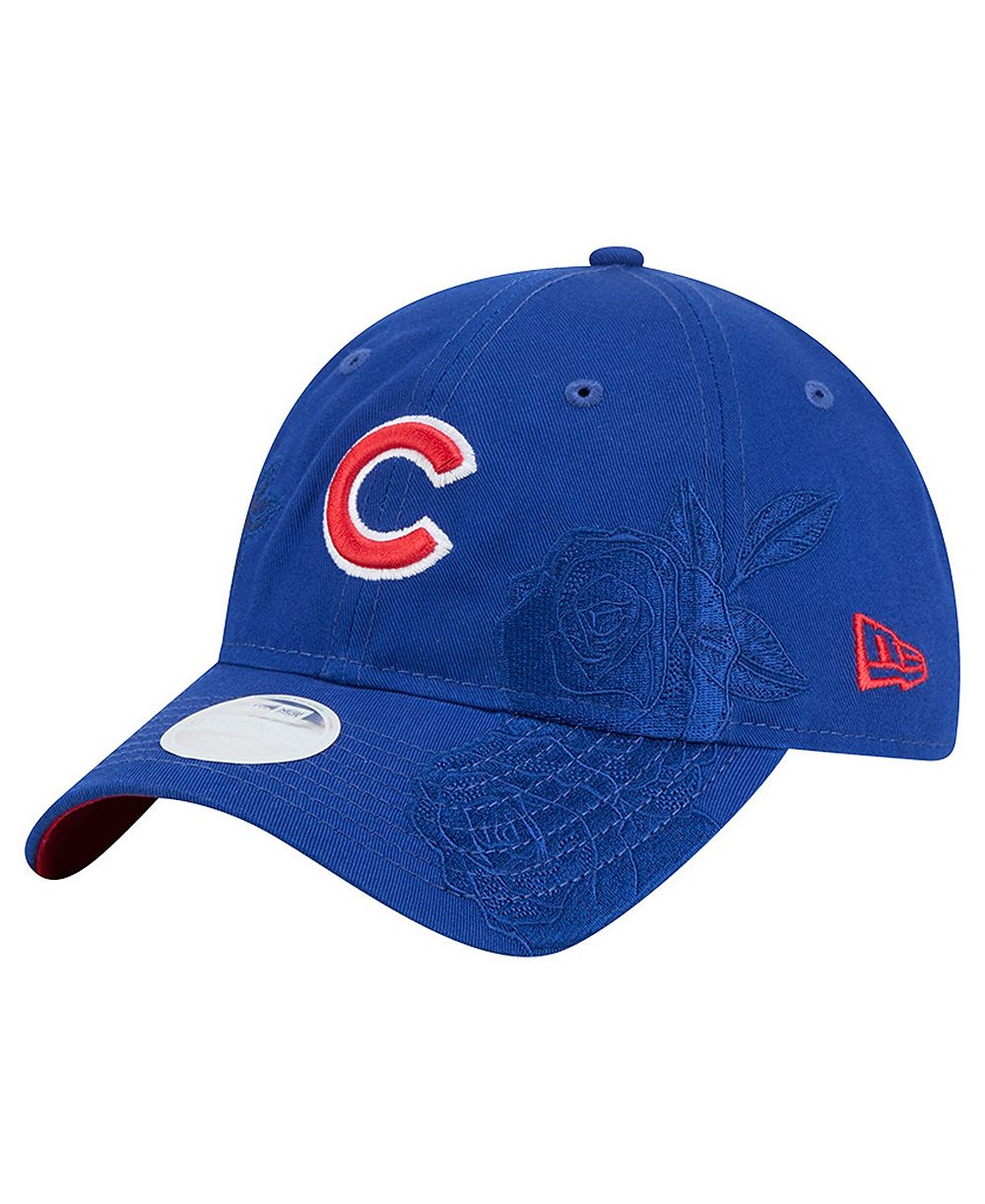 New Era Женская кепка Chicago Cubs Royal Roses 9TWENTY Adjustable