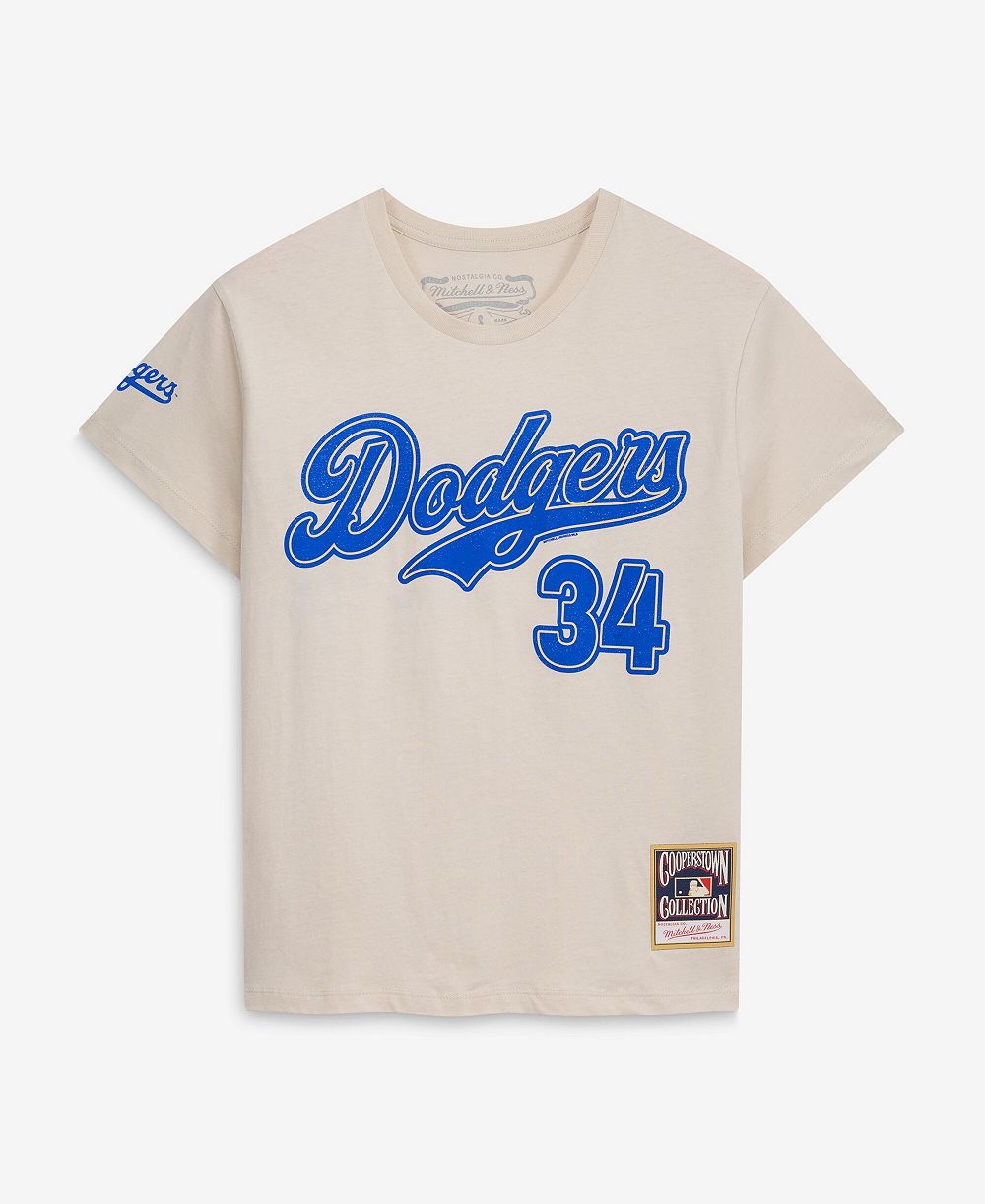 Женская футболка Mitchell & Ness Fernando Valenzuela Los Angeles Dodgers