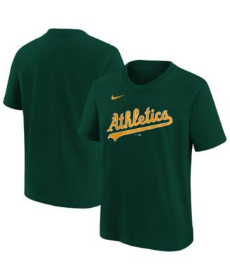 Детская футболка Nike Green Athletics Wordmark