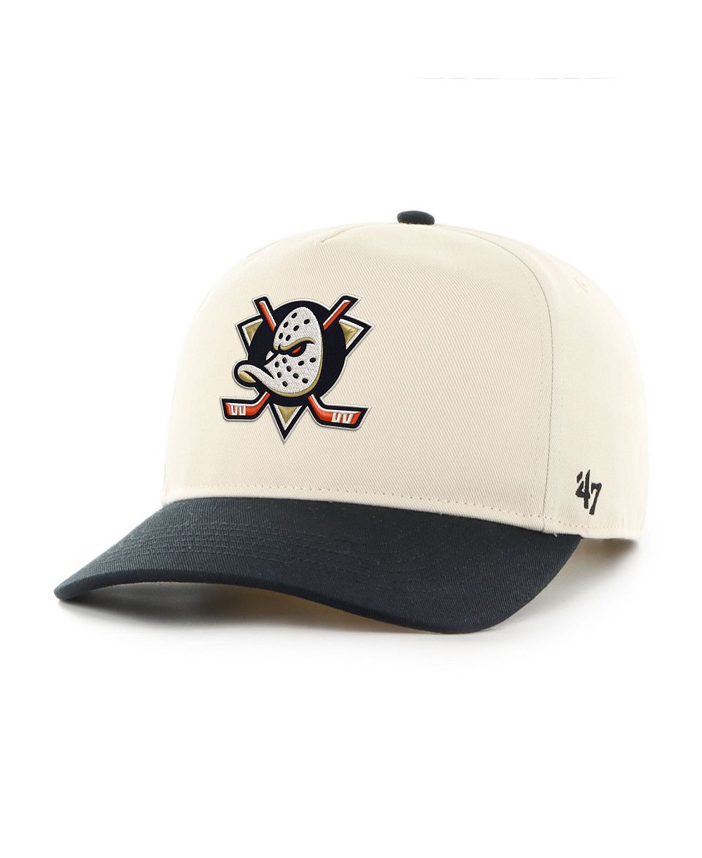 Мужская бейсболка '47 Brand Anaheim Ducks с логотипом кремового цвета