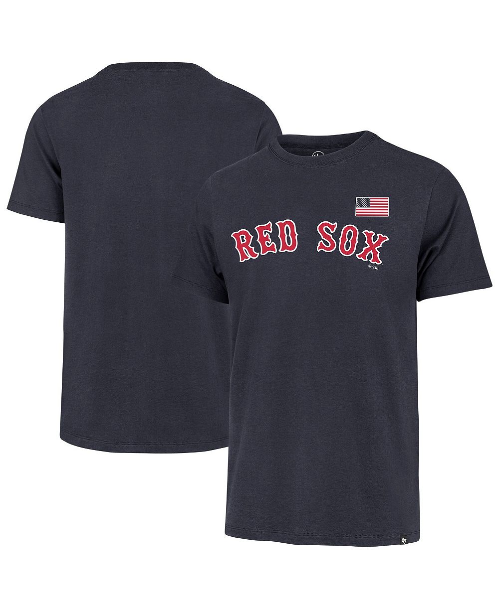 Мужская футболка '47 Brand Navy Boston Red Sox Heritage U.S. Flag