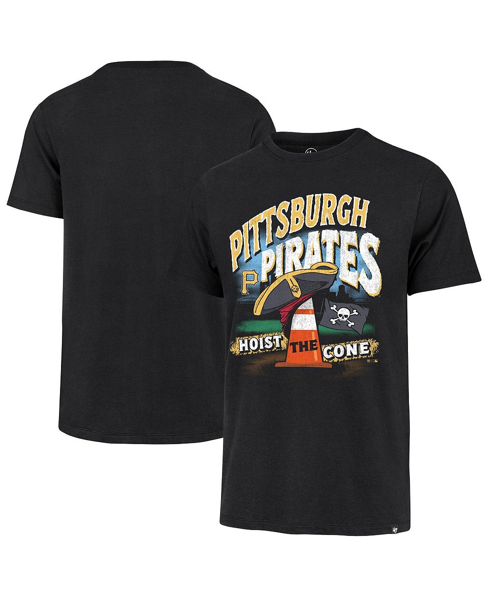 Мужская футболка '47 Brand Black Pittsburgh Pirates Hoist the Cone Regional Franklin